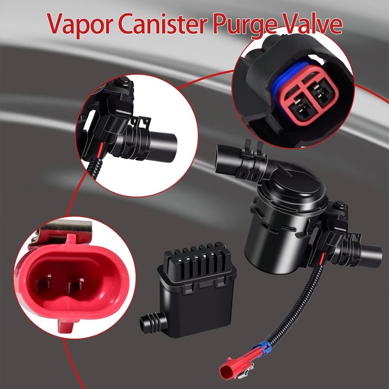 STZJAYE Vapor Canister Solenoid Vent 911-099 Compatible with Chevy for Silverado 1500/2500 3500, for GMC for Sierra 1500/2500/3500 2007-2019 Vapor Emission Canister Solenoid Kit 23103351 - Image 4